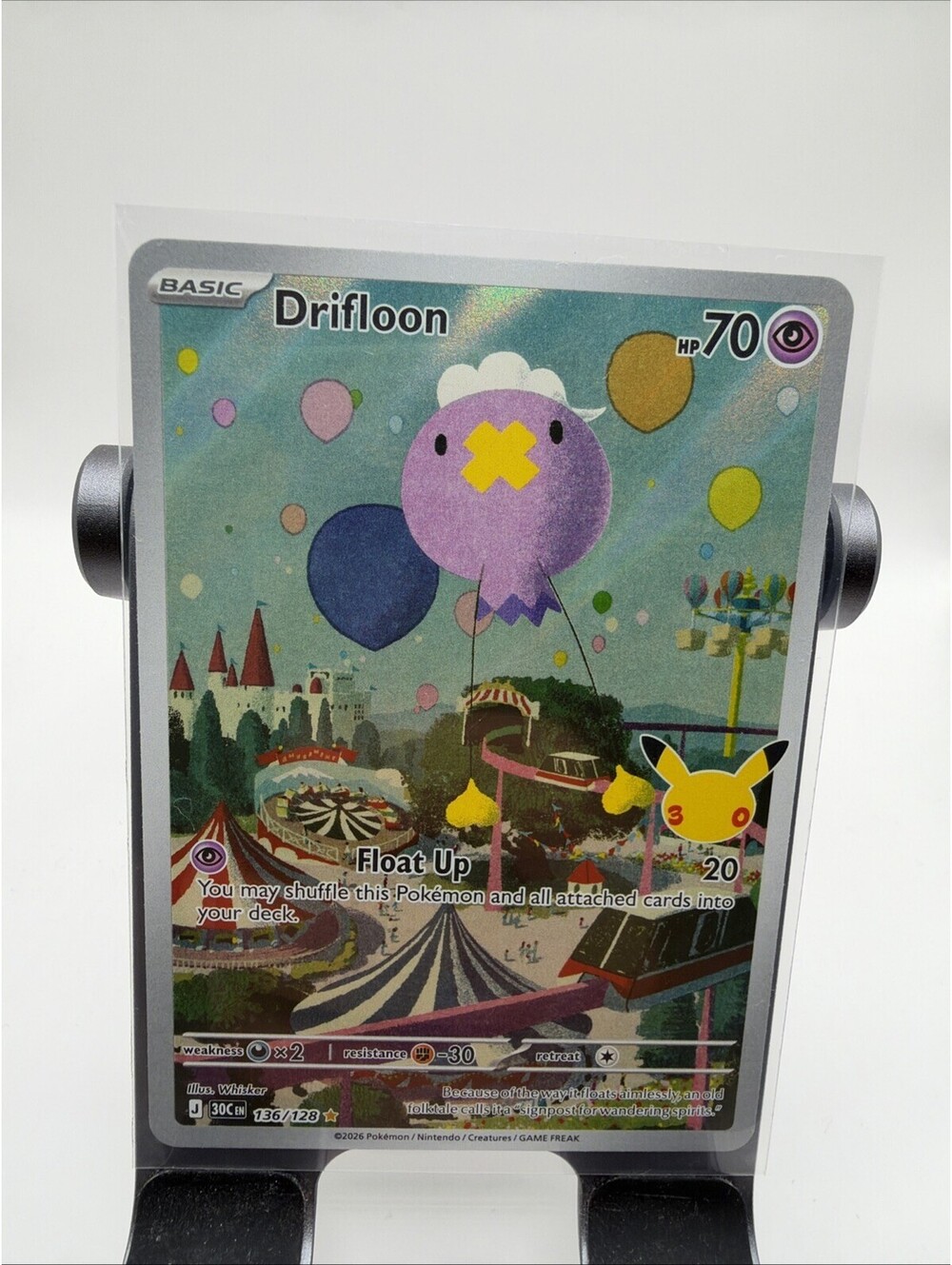 30th Anniversary Drifloon 136/128 Illustration Rare